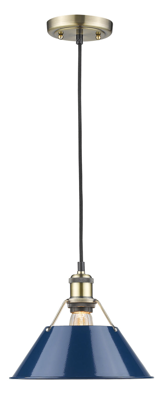 1 Light Pendant - 10In. by Golden