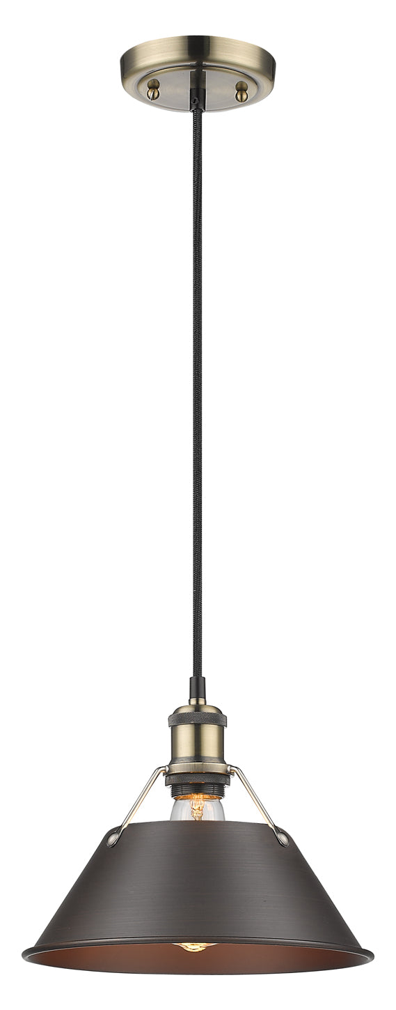 1 Light Pendant - 10In.