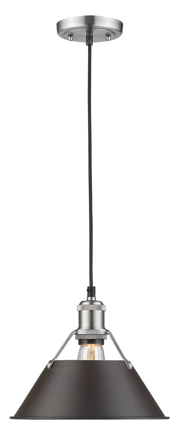 1 Light Pendant - 10In. by Golden