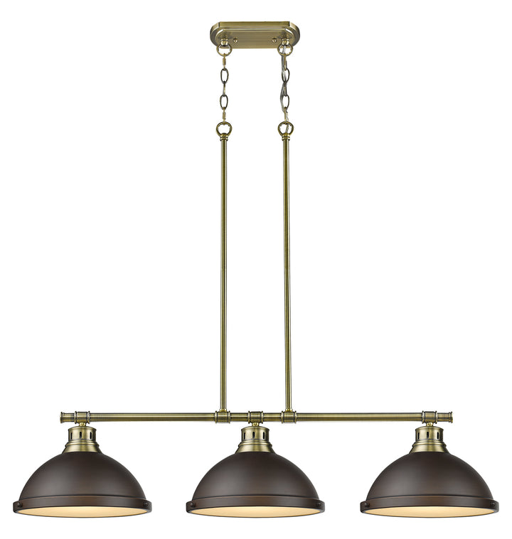 3 Light Linear Pendant