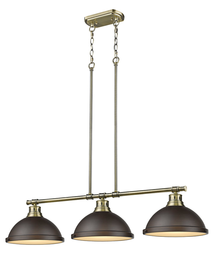 3 Light Linear Pendant