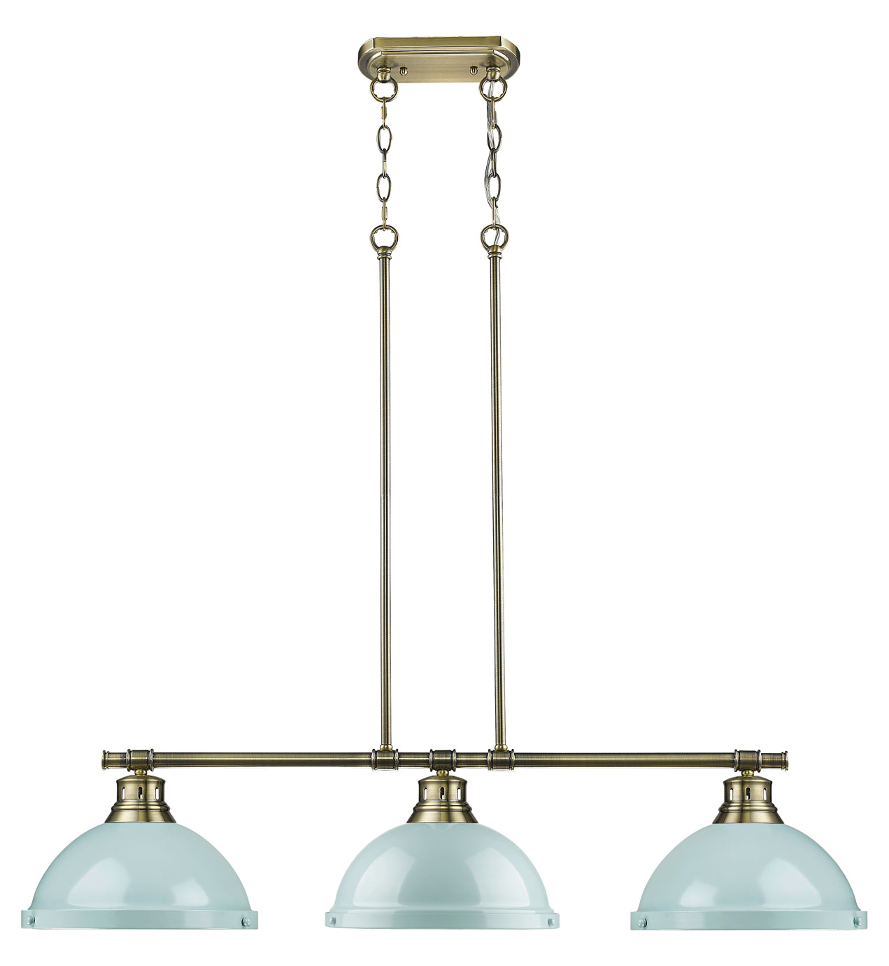 3 Light Linear Pendant by Golden