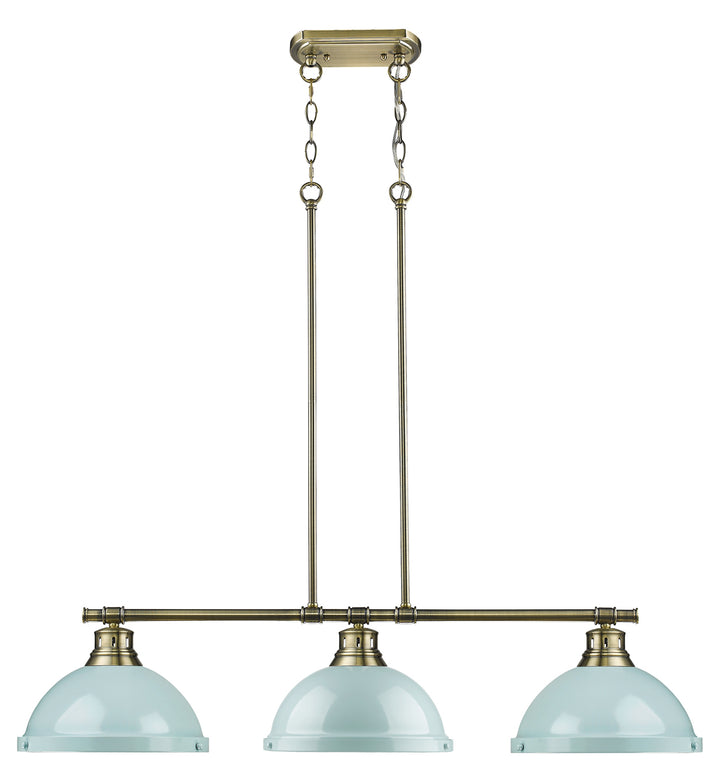 3 Light Linear Pendant by Golden