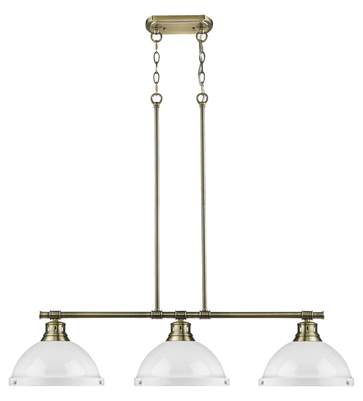 3 Light Linear Pendant by Golden