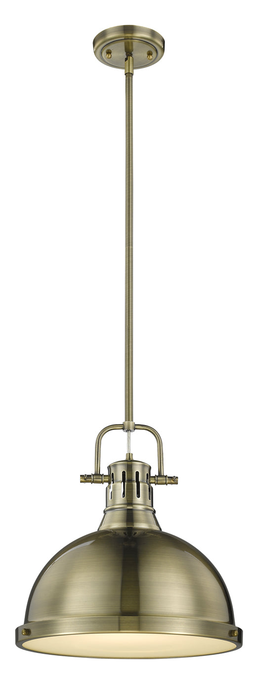1 Light Pendant With Rod