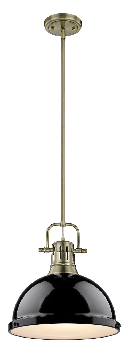 1 Light Pendant With Rod