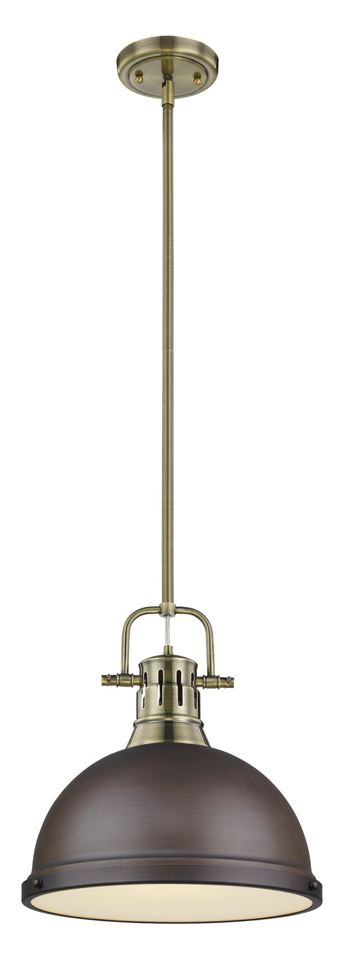 1 Light Pendant With Rod
