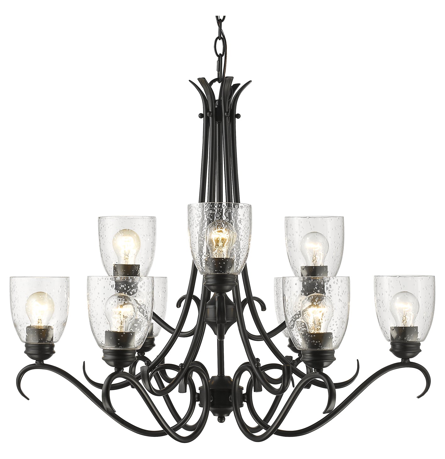 9 Light Chandelier by Golden