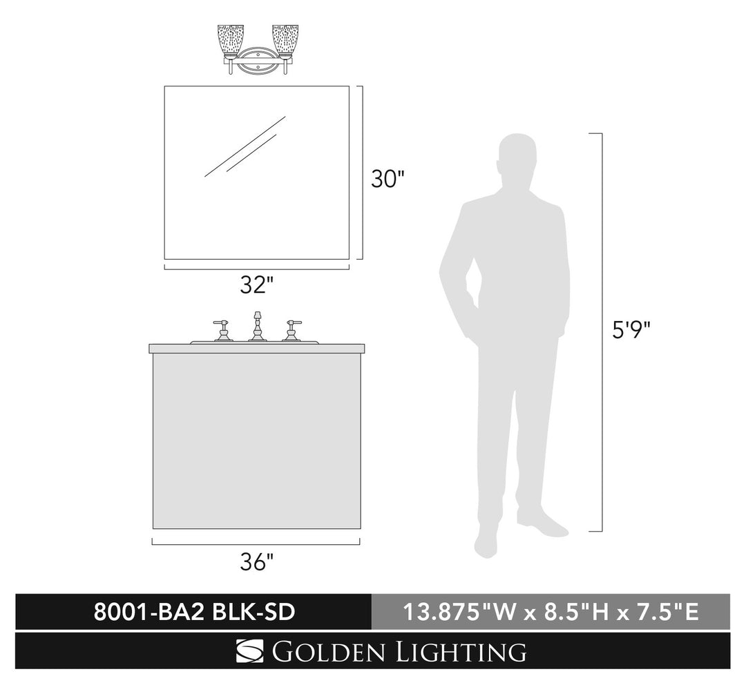 2 Light Bath Vanity