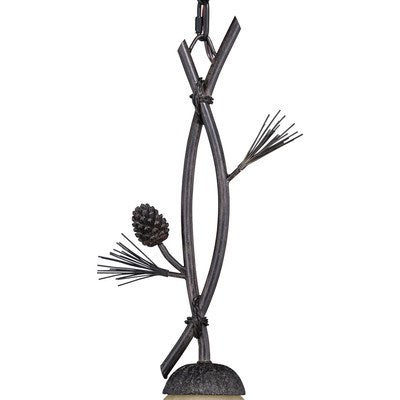 5.75-in Mini Pendant Black Walnut