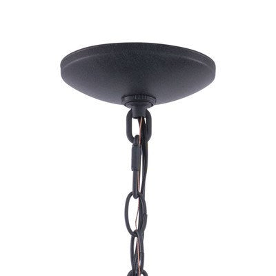 10-in Outdoor Pendant Textured Gray