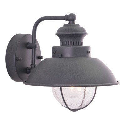 8-in Outdoor Wall Light Textured Gray by Vaxcel International