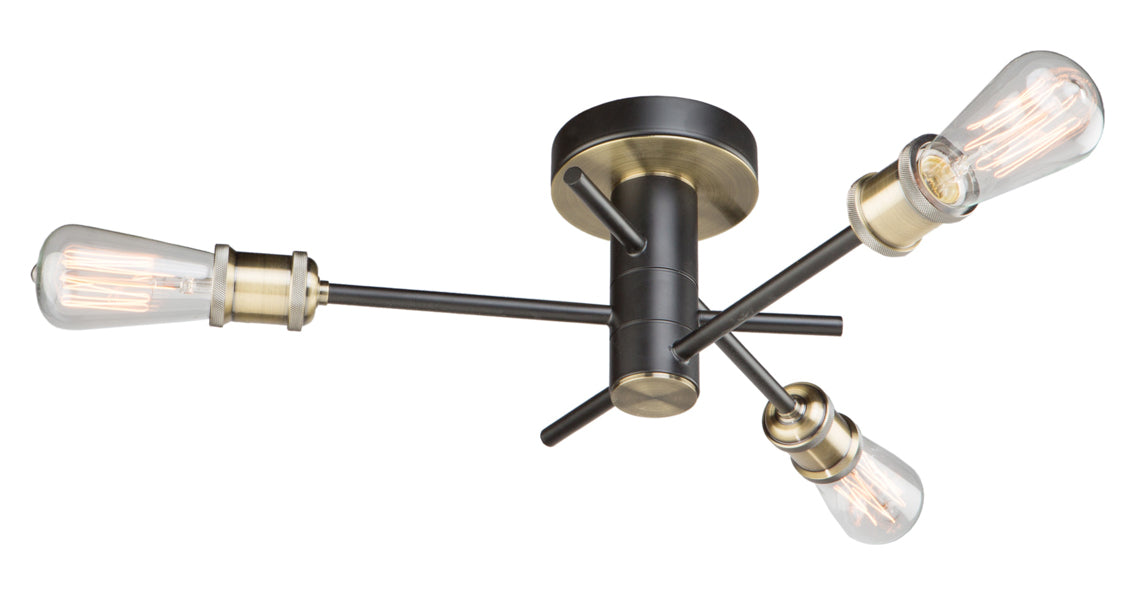 3 Light Flush Mount by Artcraft