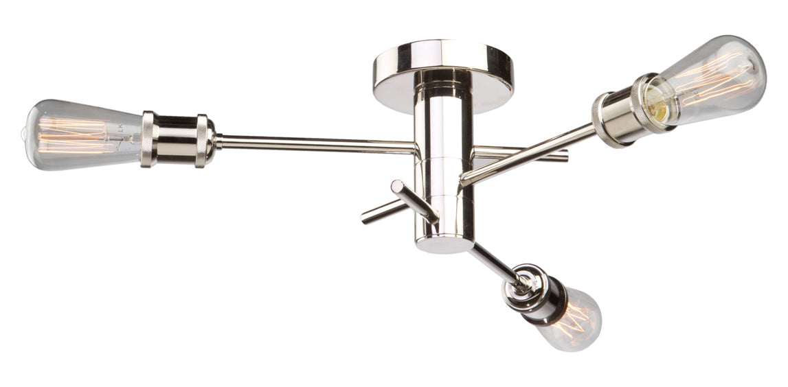 3 Light Flush Mount by Artcraft