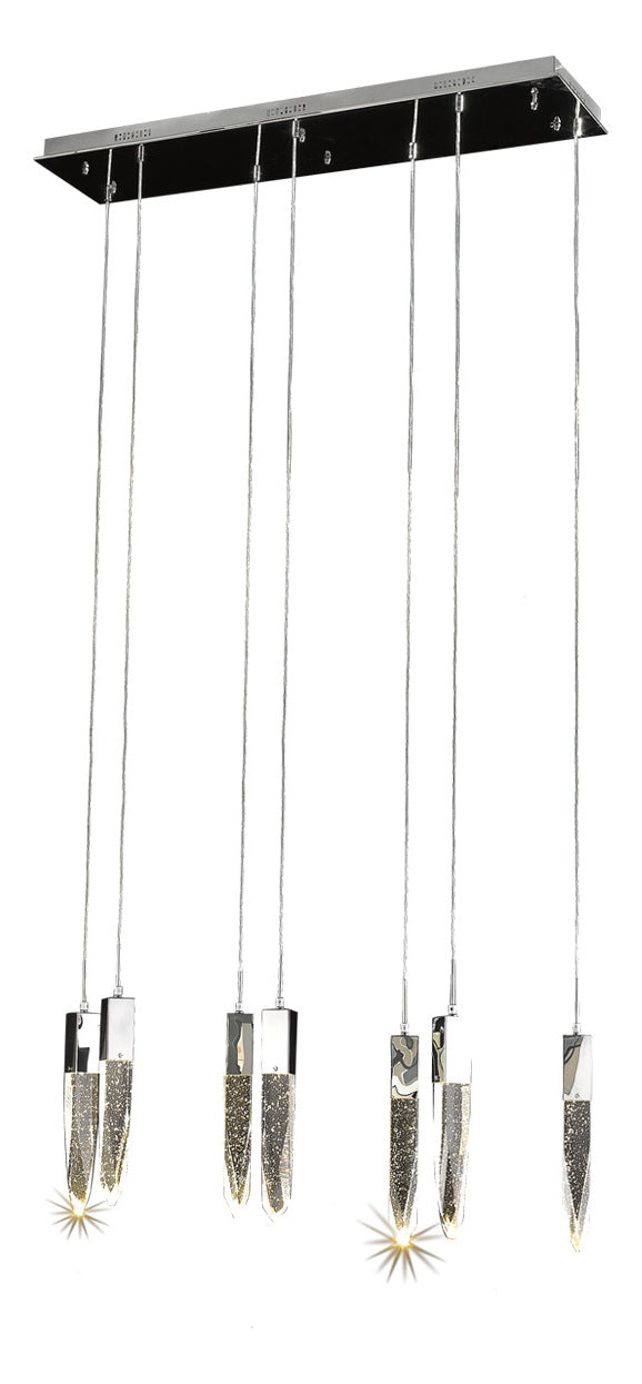 The Aspen Collections Magnificent Cascading Led Points Encased By Hand Polished by Avenue Lighting