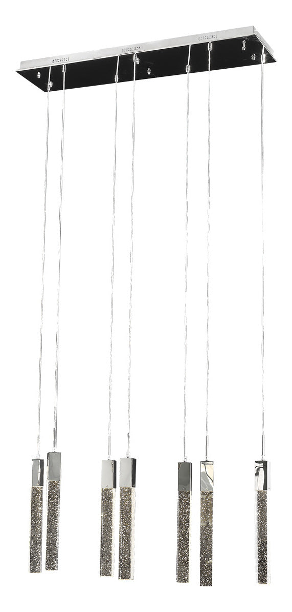 The Glacier Collections Magnificent Cascading Led Points Encased By Solid Crysta by Avenue Lighting