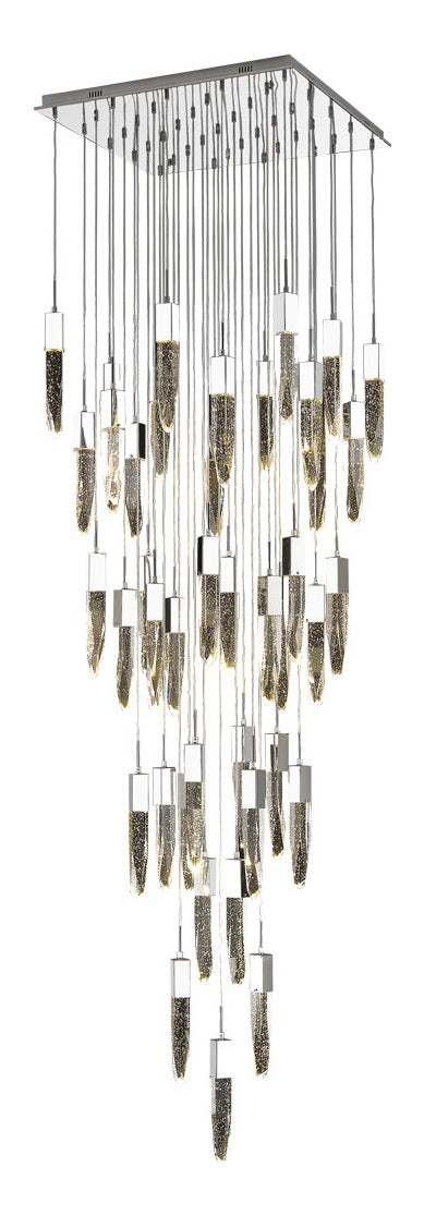 The Aspen Collections Magnificent Cascading Led Points Encased By Hand Polished by Avenue Lighting