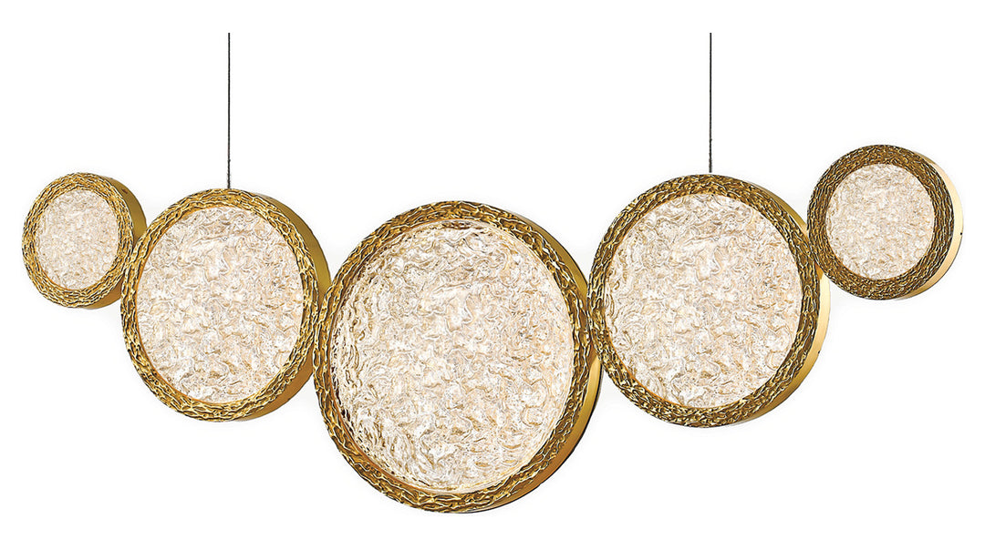 The Bottega Collection Offers A Sleek Round Ring Design This Polished Brass Fini by Avenue Lighting