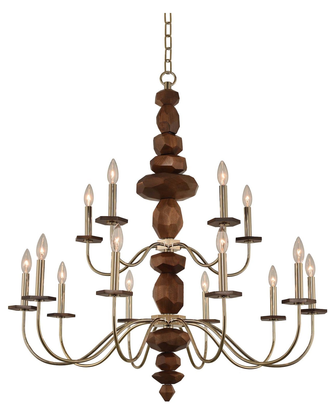 2 Tier Chandelier (10+5 Light) by Kalco
