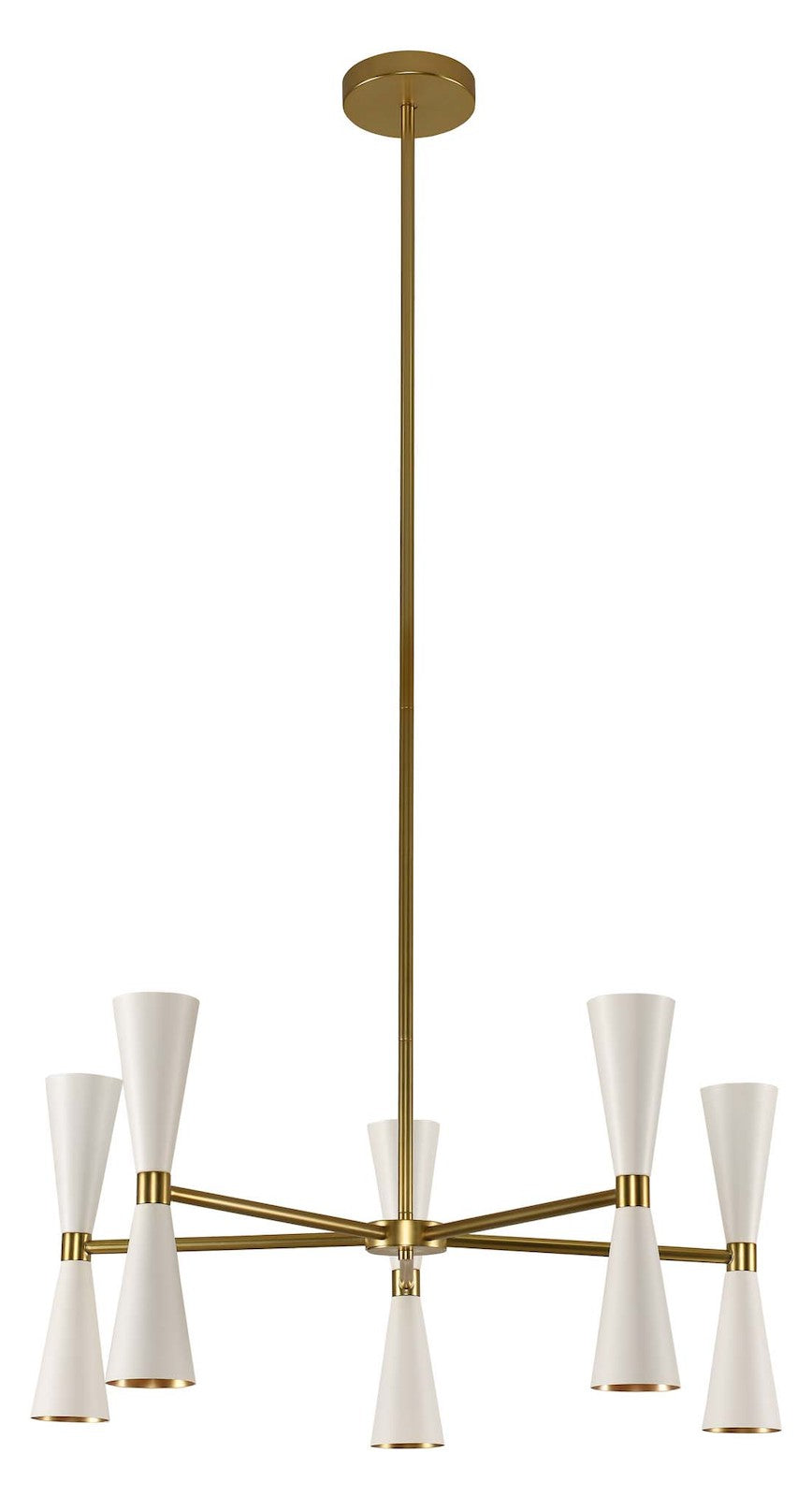 5 Arm Chandelier by Kalco
