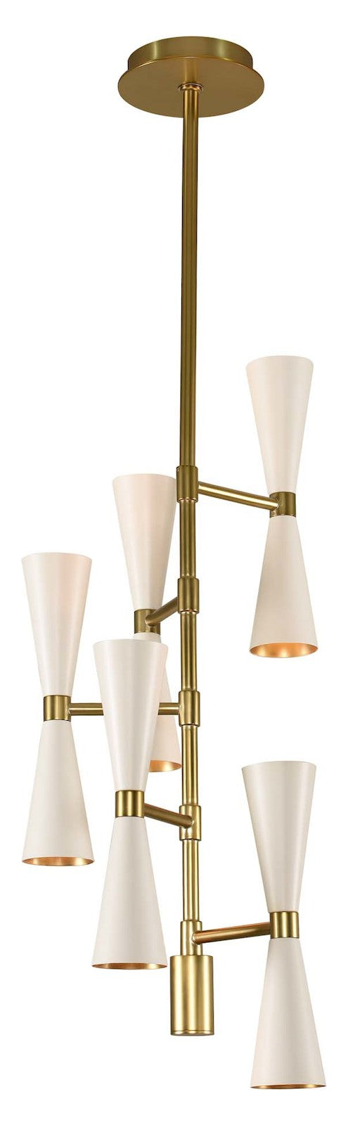 10 Light Foyer Chandelier by Kalco