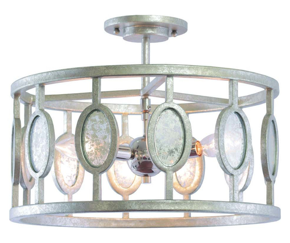 3 Light Semi Flush by Kalco