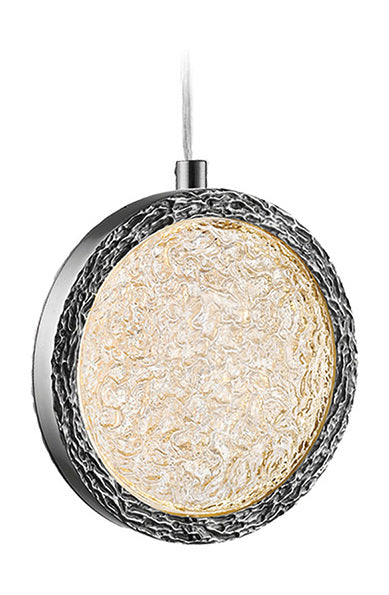 The Bottega Collection Offers A Sleek Round Ring Design This Polished Nickel Fin by Avenue Lighting