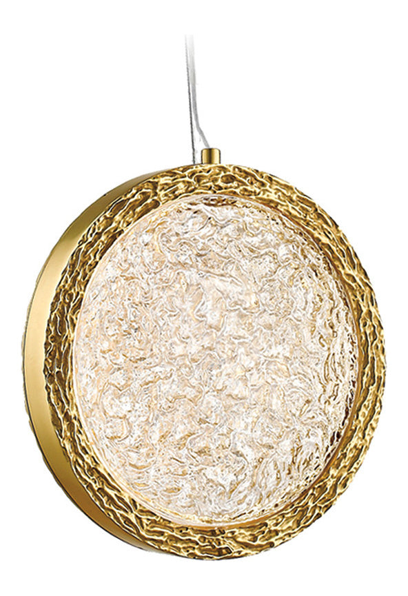 The Bottega Collection Offers A Sleek Round Ring Design This Polished Brass Fini by Avenue Lighting