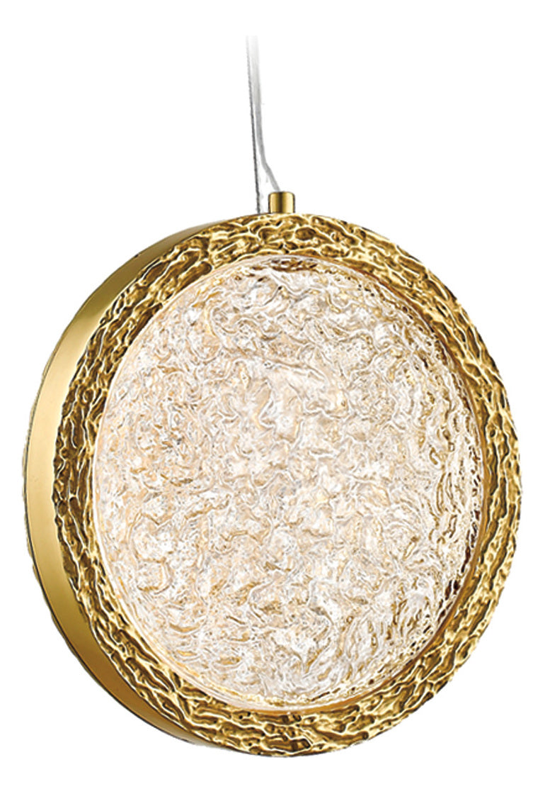 The Bottega Collection Offers A Sleek Round Ring Design This Polished Brass Fini by Avenue Lighting