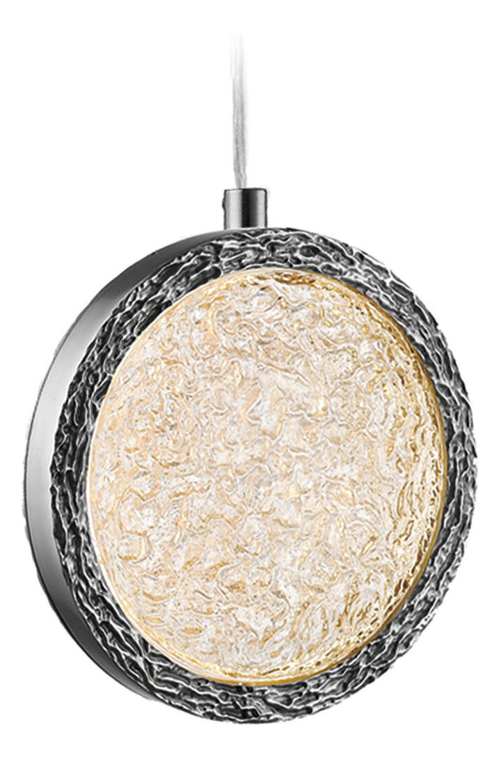 The Bottega Collection Offers A Sleek Round Ring Design This Polished Nickel Fin by Avenue Lighting