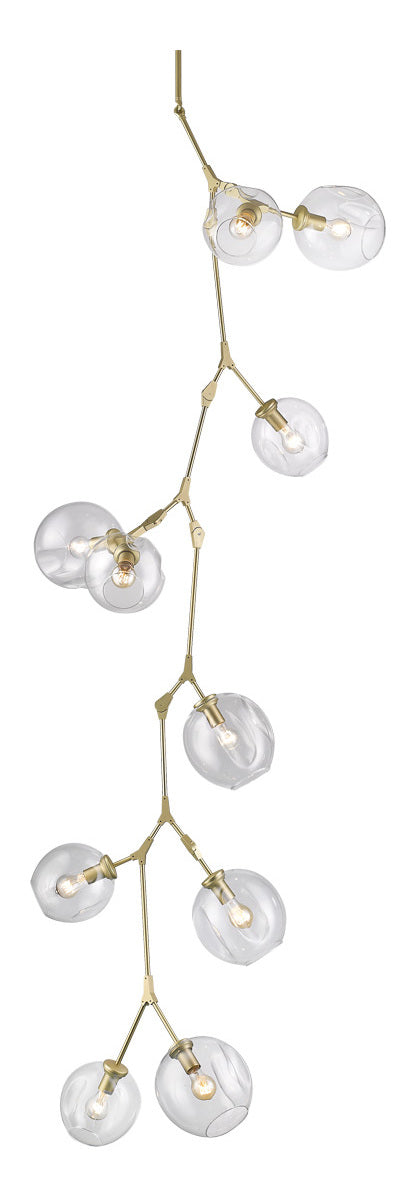 Upgrade To The High-Style Vertical  Fairfax Collection Featuring Brushed Brass F by Avenue Lighting