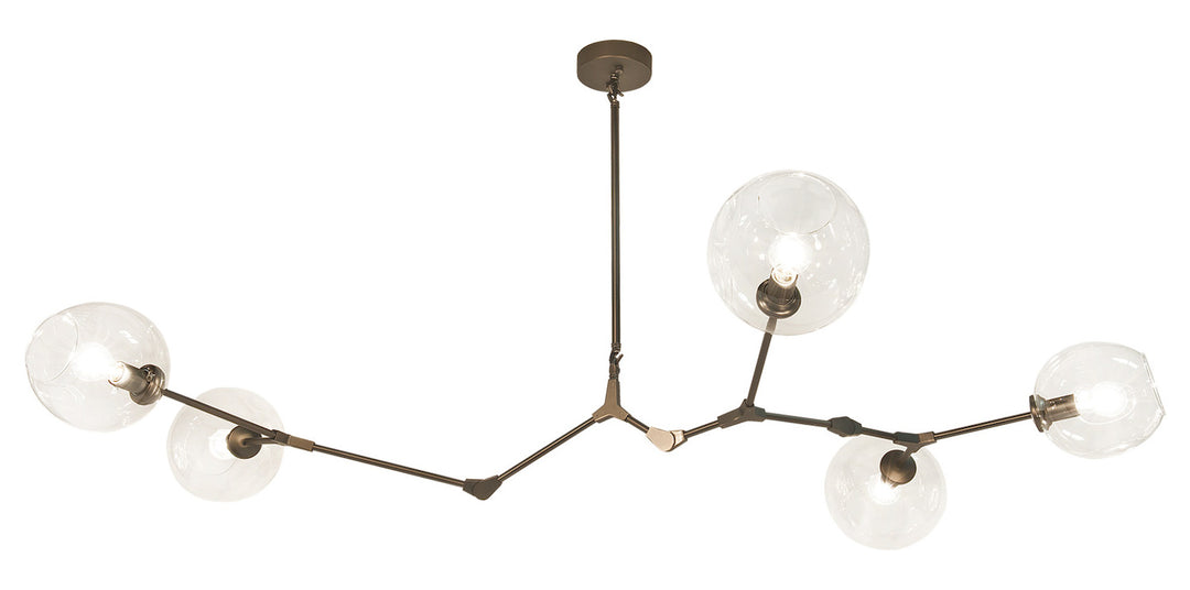Upgrade To The High-Style  Fairfax Collection Featuring Dark Broze Frame With 5 by Avenue Lighting