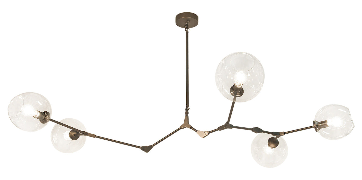 Upgrade To The High-Style  Fairfax Collection Featuring Dark Broze Frame With 5 by Avenue Lighting