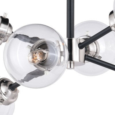 25-in Semi Flush Ceiling Light Satin Nickel and Oil Rubbed Bronze