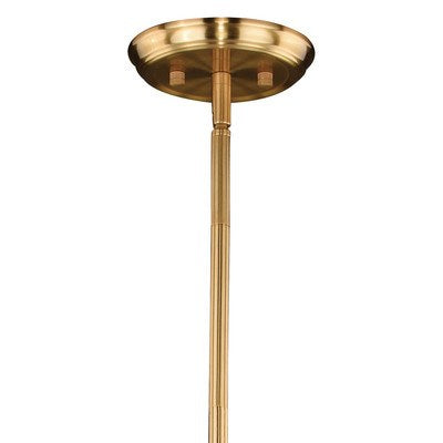 9L Chandelier Natural Brass