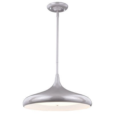 Instalux 16-in LED Pendant Taupe by Vaxcel International