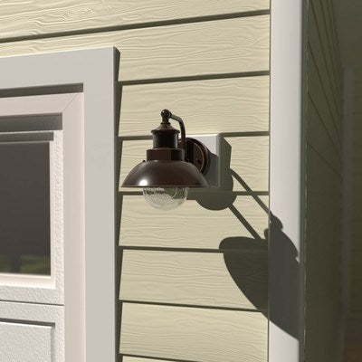 Motion Sensor Dusk to Dawn Outdoor Wall Light Burnished Bronze