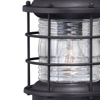 Motion Sensor Dusk to Dawn Outdoor Wall Light Textured Black