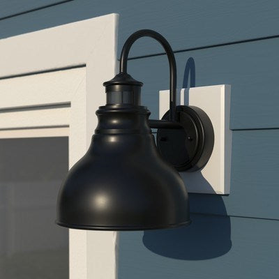 Motion Sensor Dusk to Dawn Outdoor Wall Light Oil Burnished Bronze