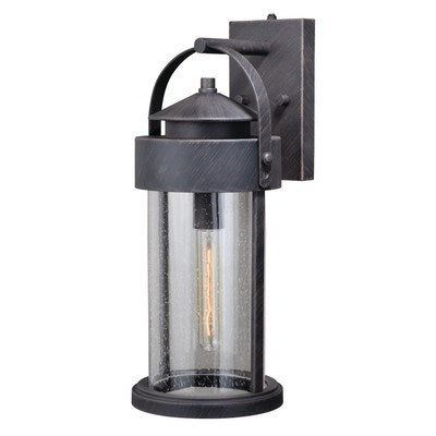 8-in Outdoor Wall Light Rust Rust Iron by Vaxcel International