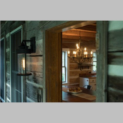8-in Outdoor Wall Light Rust Rust Iron