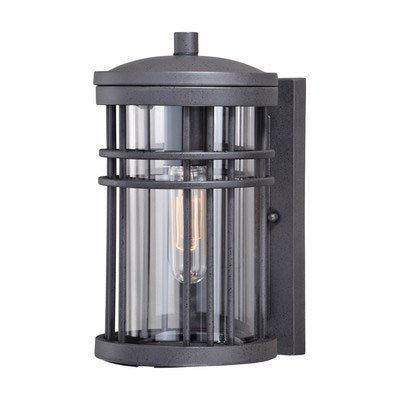 6-in Outdoor Wall Light Vintage Black by Vaxcel International