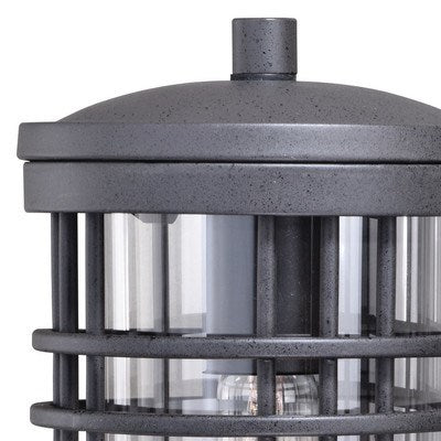 6-in Outdoor Wall Light Vintage Black