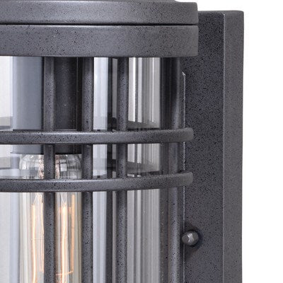 6-in Outdoor Wall Light Vintage Black