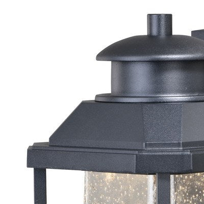 7.25-in LED Outdoor Wall Light Textured Black
