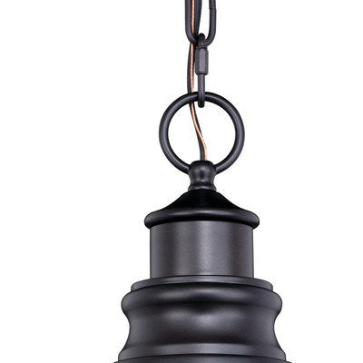 11-in Outdoor Pendant Oil Burnished Bronze and Light Gold
