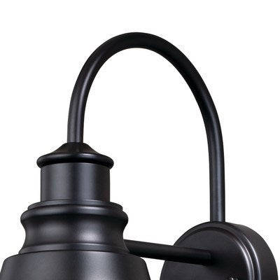 13-in Outdoor Wall Light Oil Burnished Bronze and Light Gold