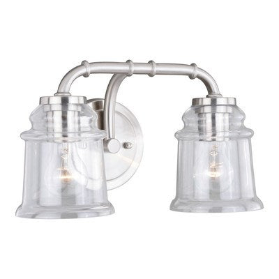 2L Vanity Satin Nickel by Vaxcel International