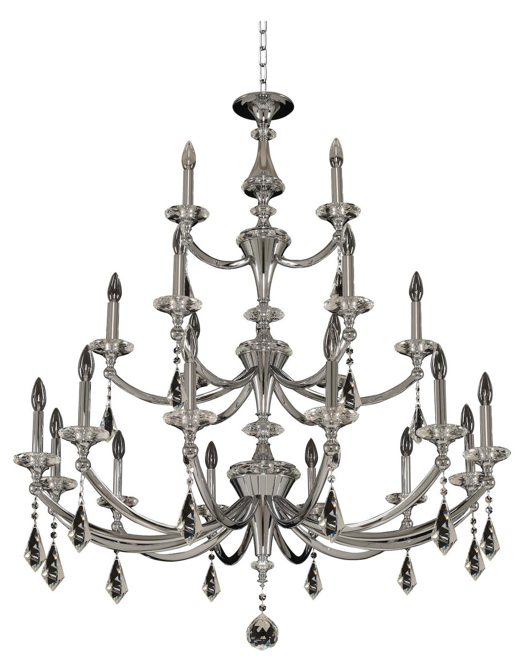 3 Tier Chandilier (12+6+3 Light) by Kalco Allegri