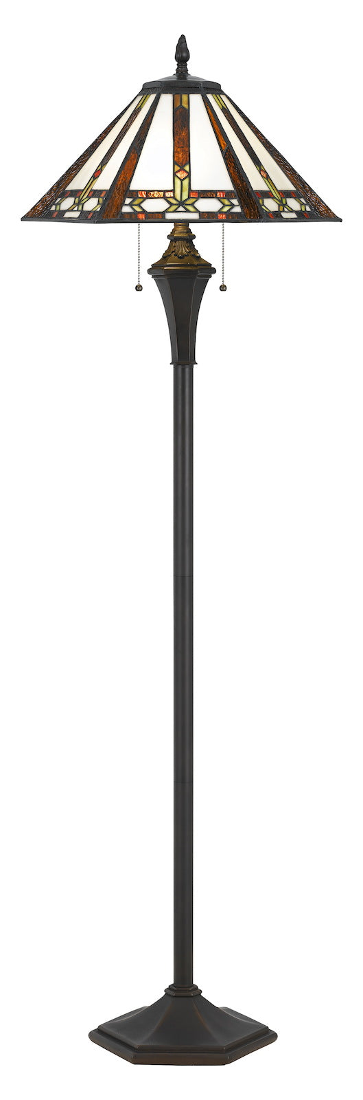 60W X 2 Tiffany Floor Lamp by CAL Lighting